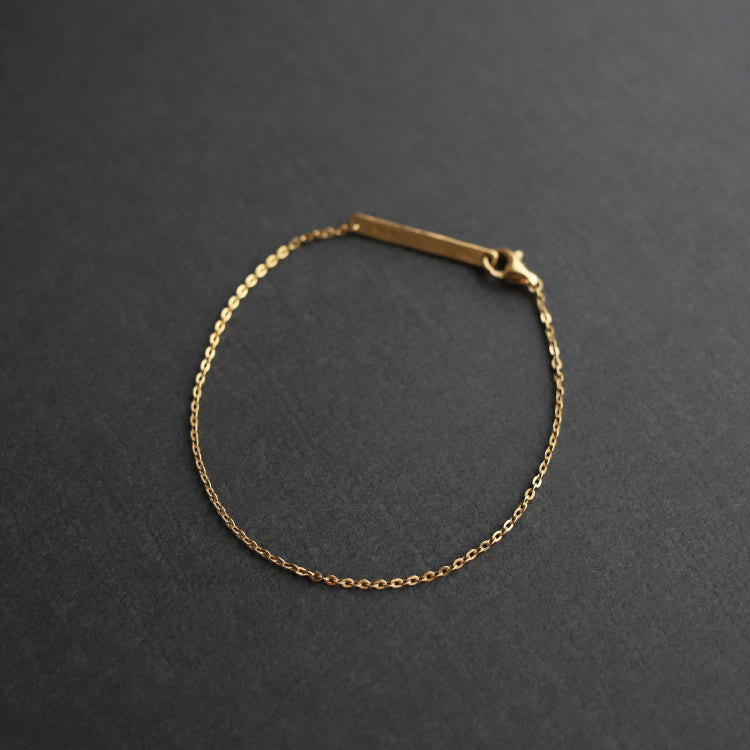 【PRE RELEASE】flat cable chain bracelet GD