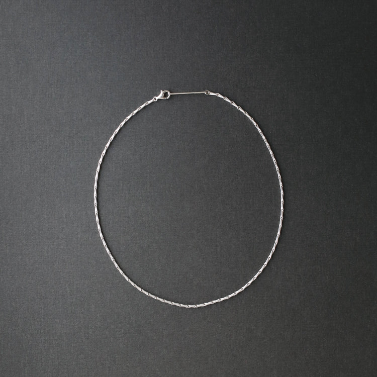 【PRE RELEASE】barley corn chain necklace  SV 38cm